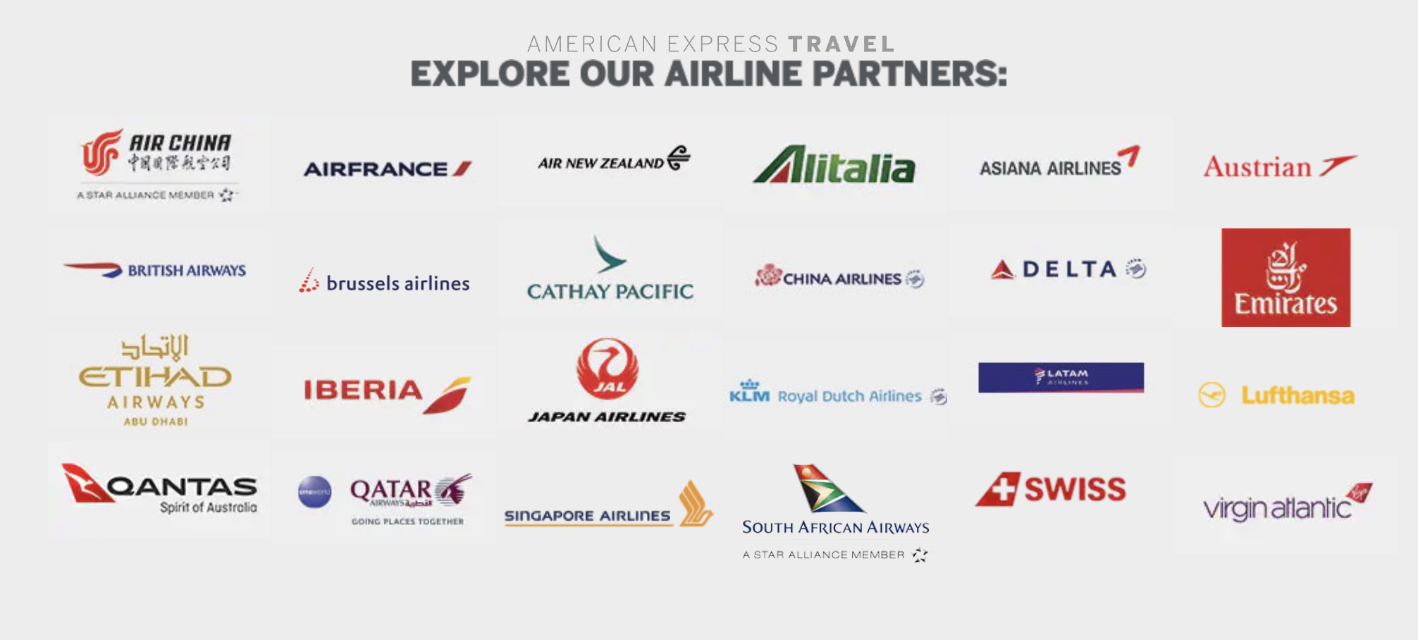Amex International Airline Program