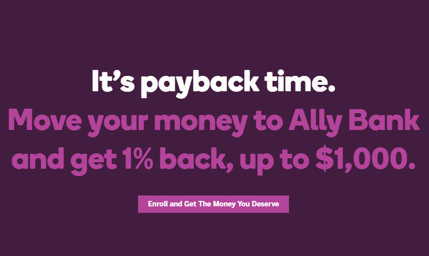 ally bank $1k bonus