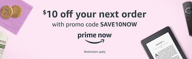 $10 Off Your Next Amazon Now Order