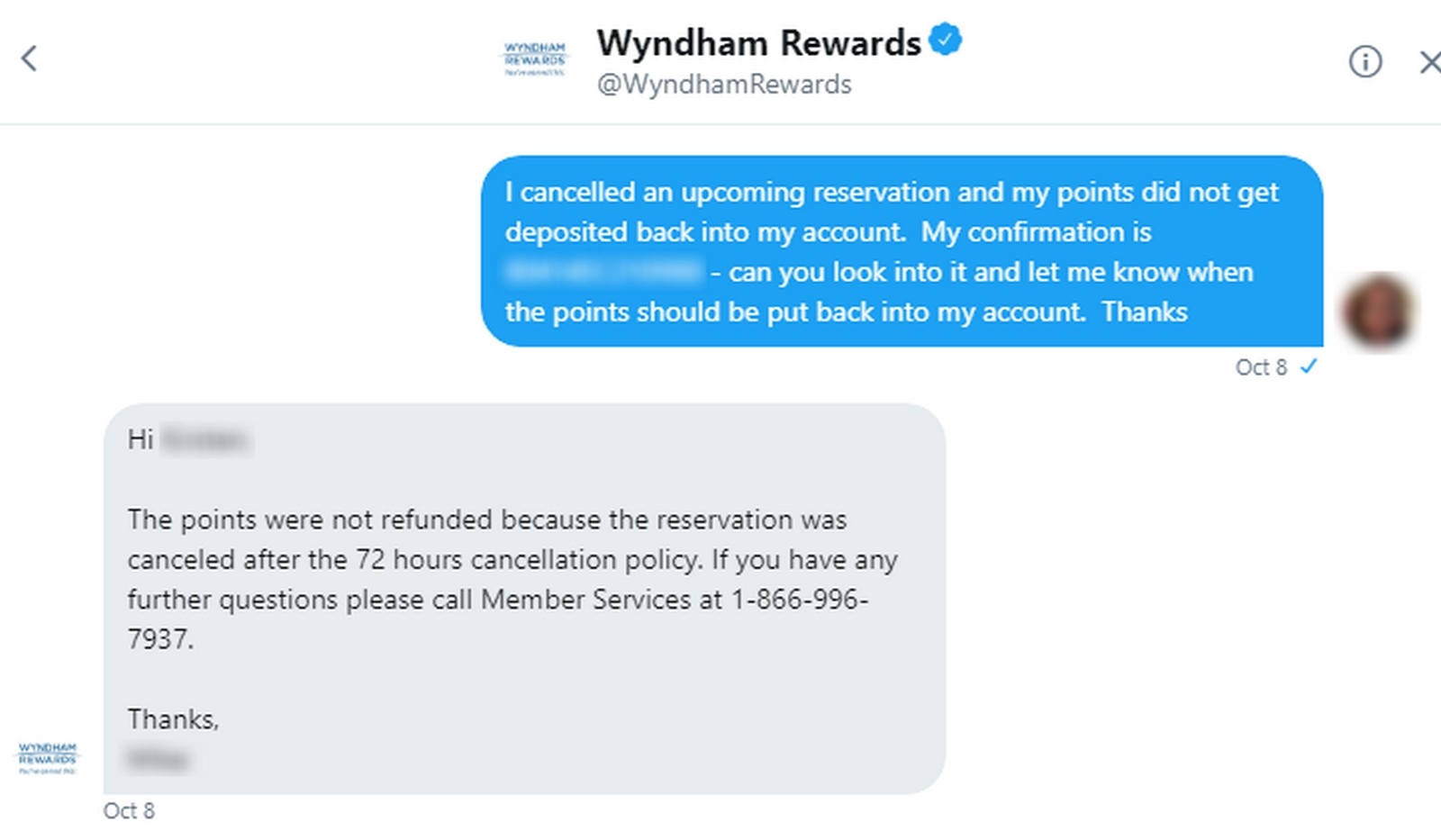 Wyndham changed my cancellation window
