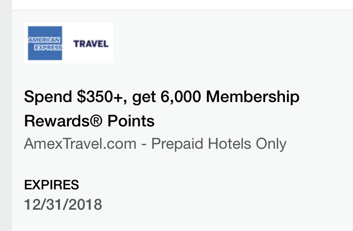 New Amex Offer, Save on Hotel Bookings Through AmexTravel