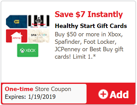 Albertson’s/Safeway/Von’s Gift Card Deal