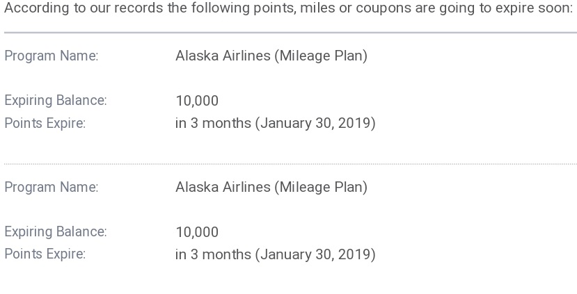 Alaska Airlines Expiring Miles Virgin America Merger