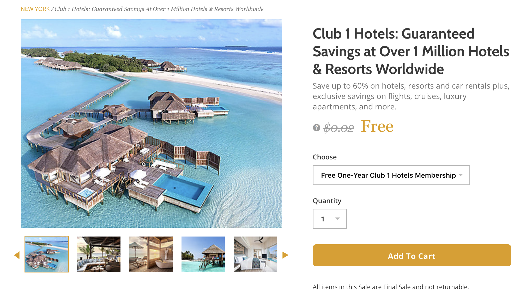 Club 1 Hotels Offers Free and Discounted Membership
