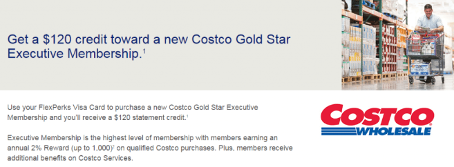 Free Costco Executive Membership with U.S. Bank Flexperks Card