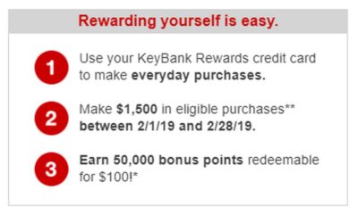 KeyBank Rewards credit card