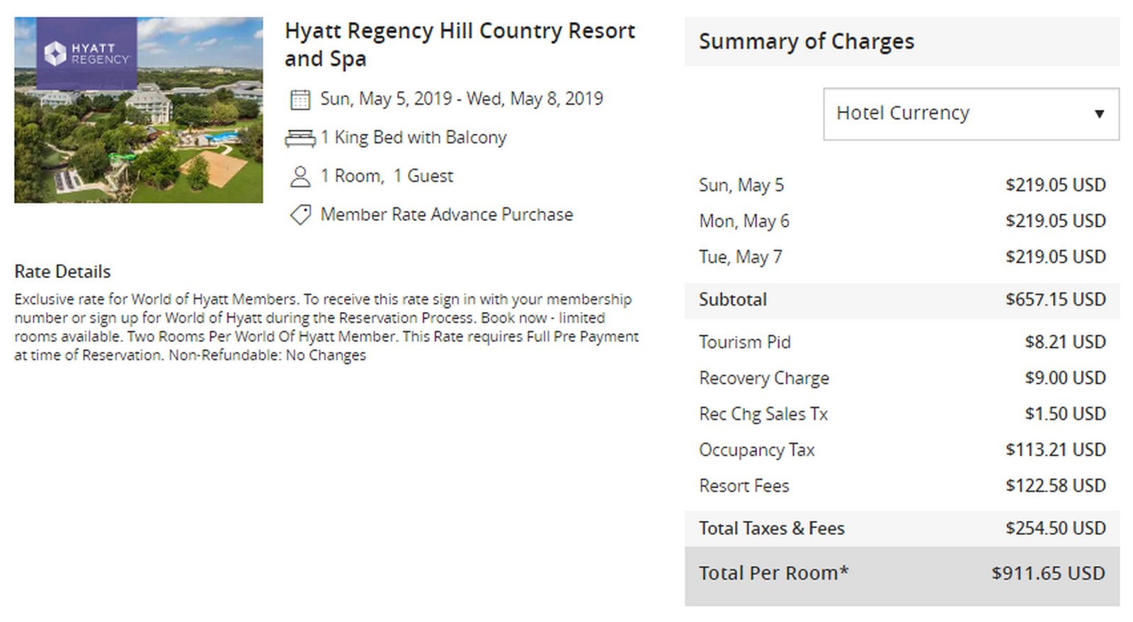 4th Night Free At 94 Hyatt Regency Hotels