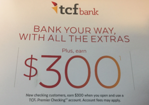 $300 TCF Bank bonus