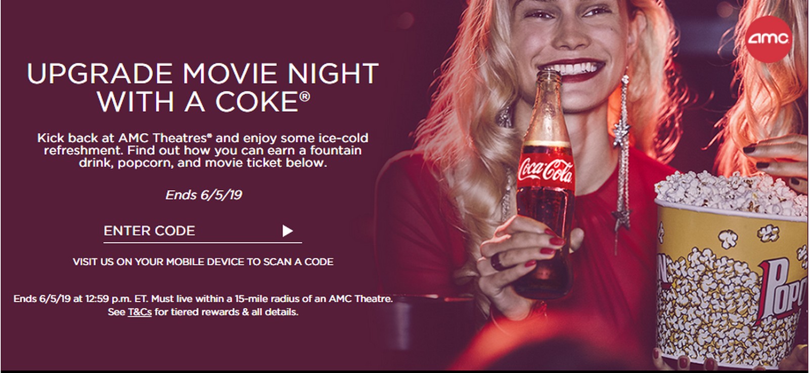 AMC With Coke Rewards Promo