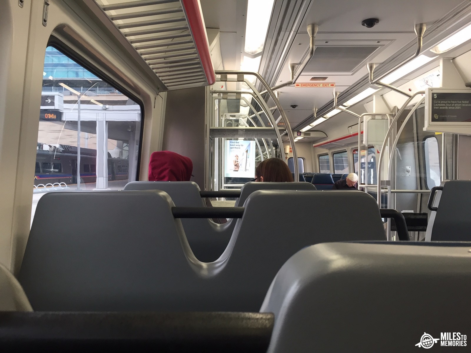 Train from Denver Airport to Downtown Denver storage