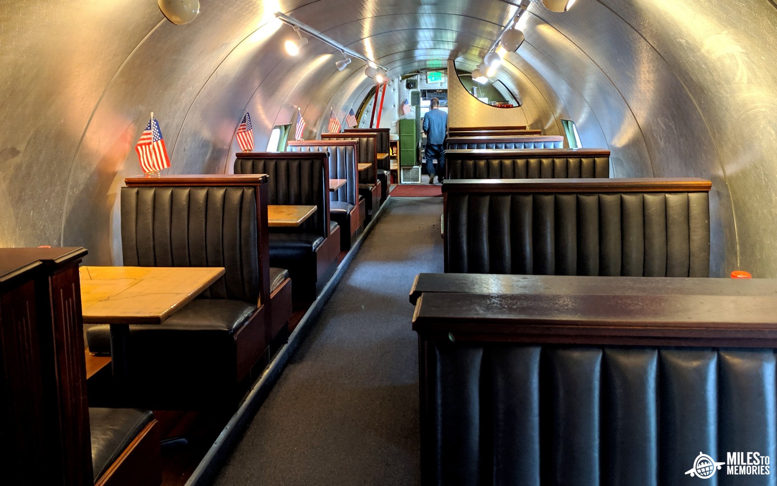 The Airplane Restaurant seating