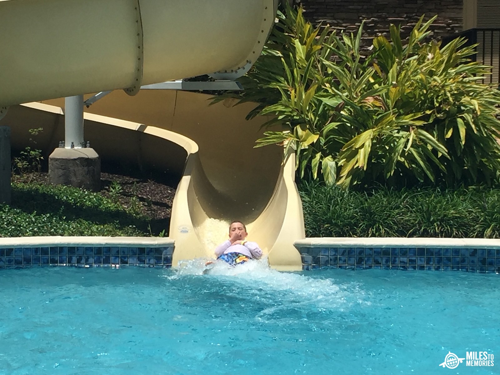 My Solo Parenting Trip Report water slide