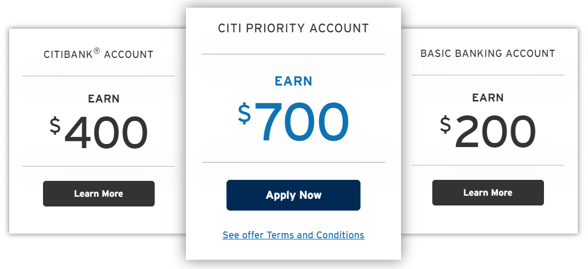 Citibank 700 Bonus