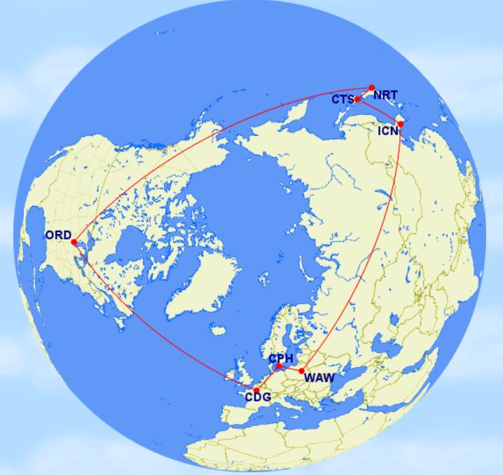 best miles for around the world trips - ana