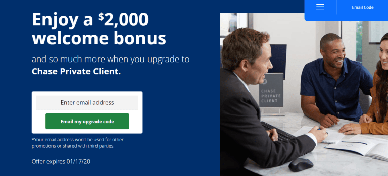 Chase Private Client $2,000 Bonus