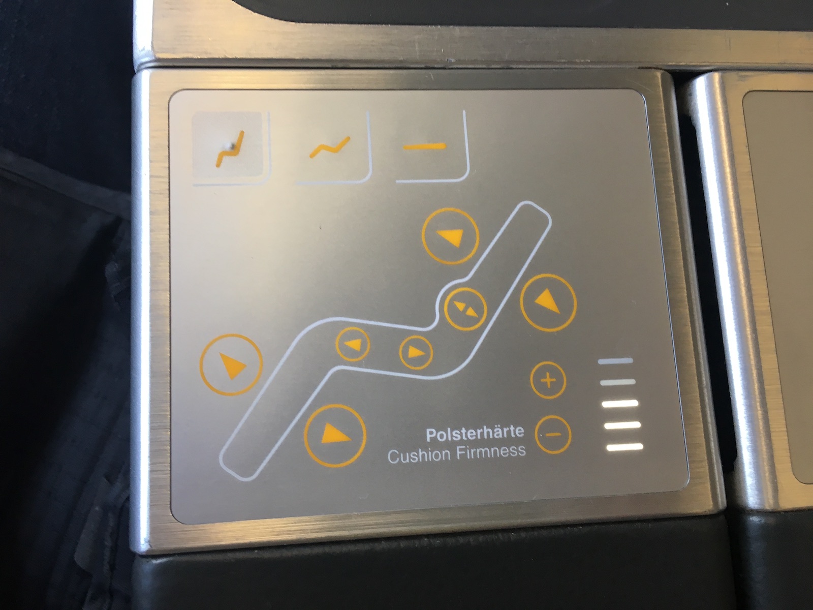 Seat controls 2A
