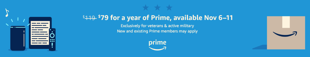 prime membership discount for military
