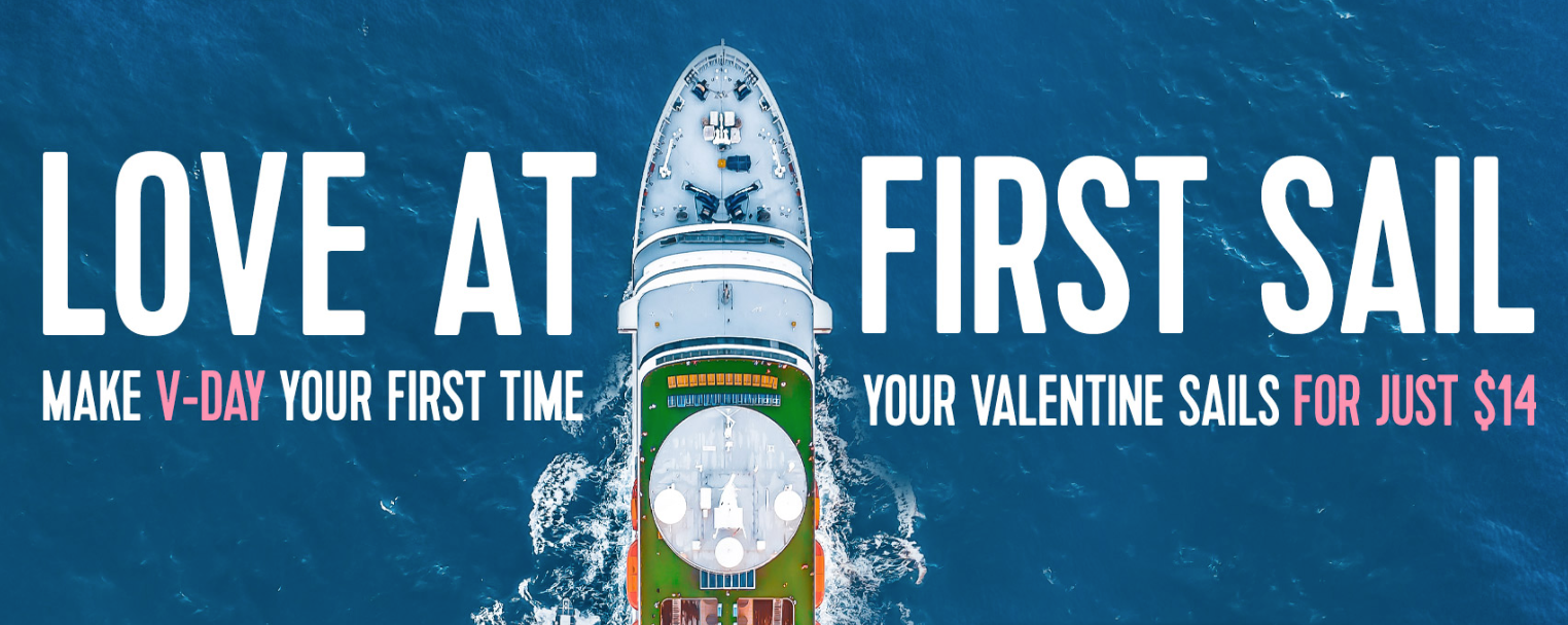 Bahamas Paradise Cruise Line Valentine's Day Promotion