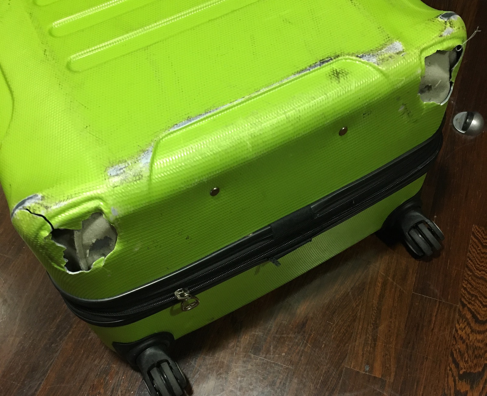 Air France damaged baggage